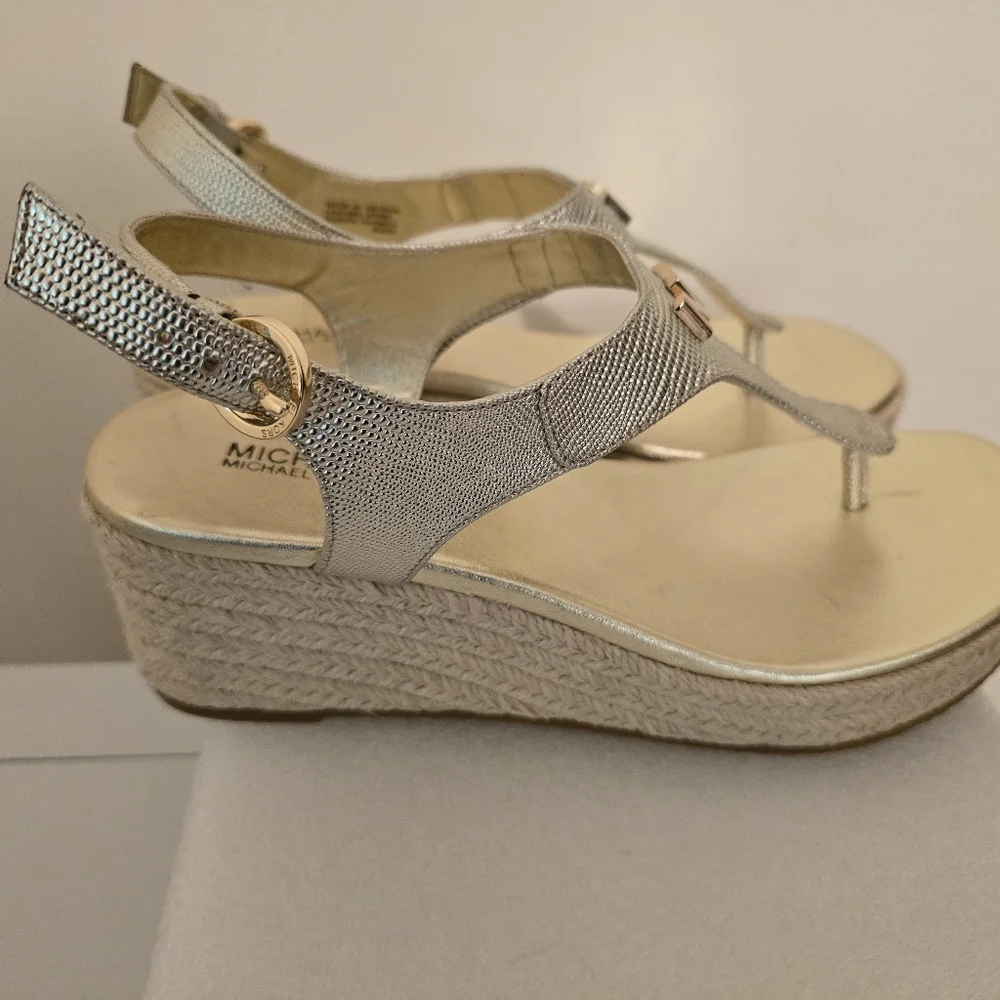 MICHAEL Michael Kors Gold Sandals - Picture 6 of 10